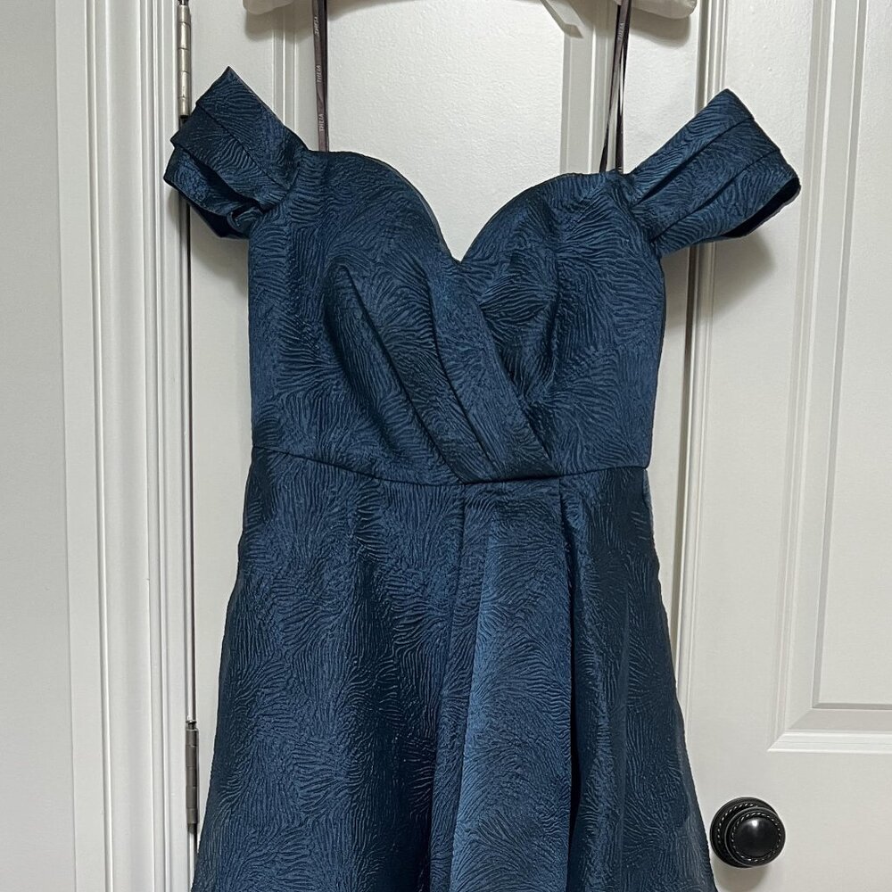 Theia Womens  Cecilia High Low Gown - Picture 6 of 10